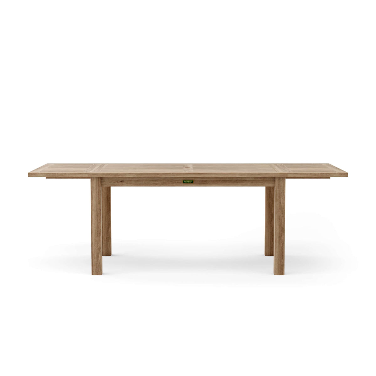 Anderson Teak Bahama Rectangular Table with Double Leaf Extension, 95-Inch