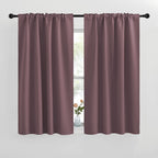 Nicetown Blackout Curtain Panels For Living Room - (Dry Rose Color) 42X50 Inch, 2 Panels Set, Room Darkening Blackout Drapes For Window