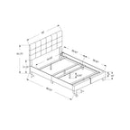 Monarch Specialties Bed Frames, Full, Brown