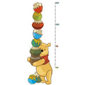 RoomMates Pooh & Friends Peel and Stick Metric Growth Chart Wall Decals,Multicolor