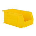 Hudson Exchange 11'' x 5-1/2'' x 5'' Plastic Stackable Storage Bin and Hanging Container (Yellow)