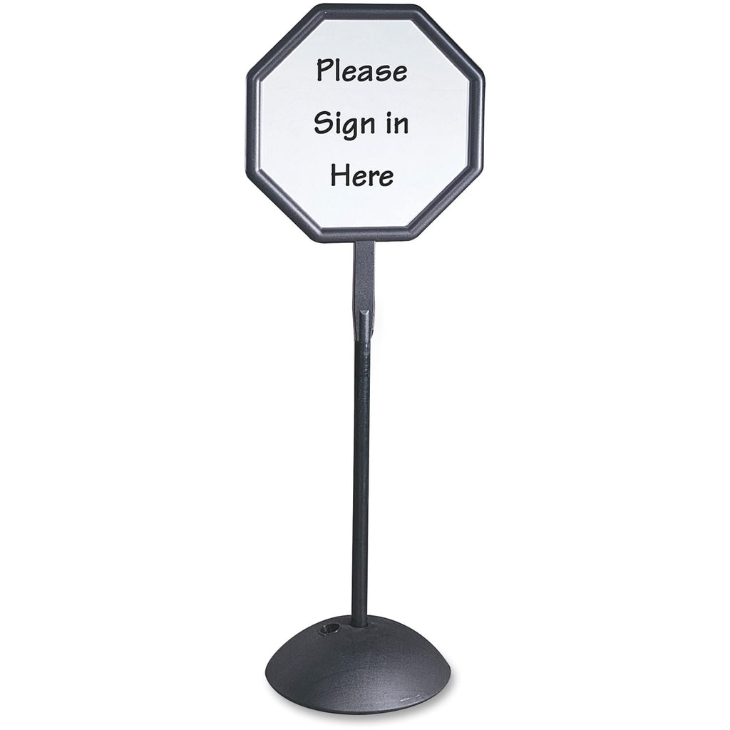 Safco Products 4118Bl Write Way Octagon Message Board, Black