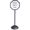 Safco Products 4118Bl Write Way Octagon Message Board, Black