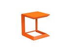 Pangea Home Leaf St Orng Side Table, Orange
