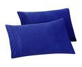 Elegant Comfort Solid Pillowcases 1500 Premium Hotel Quality Microfiber - Smooth Weave, Wrinkle And Stain Resistant, Easy Slip-O