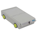 Ecr4Kids Lock And Roll Personal Safe, Travel Lockbox, Grey