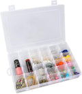 INKULTURE Celebrationgift 36 Adjustable Multipurpose Plastic Rectangular Storage Box for Jewellery Medicine Pills Tools, Medium,