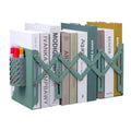 Msdada Adjustable Bookends, Bookends For Heavy Book, Expandable Book Organizer With Pen Holder For Office, School, Libraries, Ex