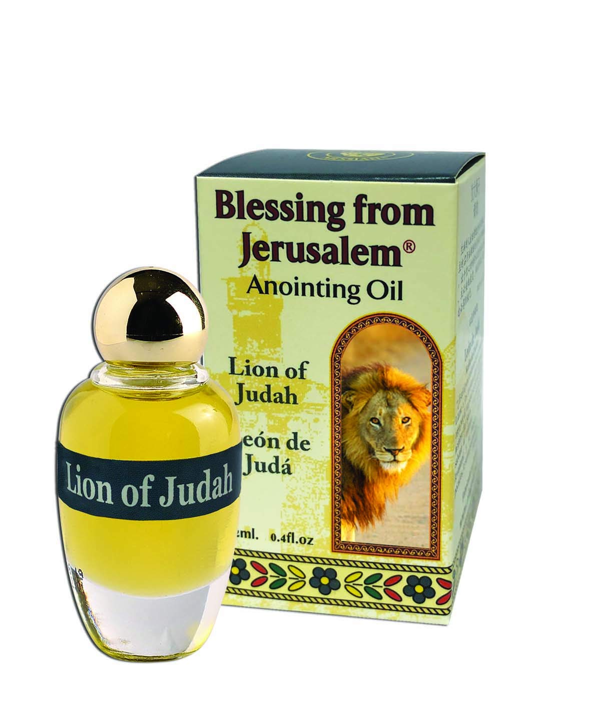 Anointing Oil 12ml. - Blessing from Jerusalem (Lion of Judah)