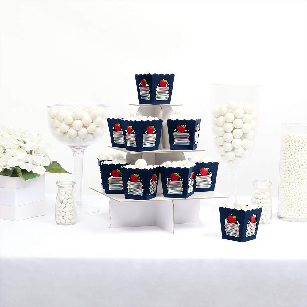 Big Dot Of Happiness Back To School - Party Mini Favor Boxes - First Day Of School Classroom Decorations And Treat Candy Boxes -