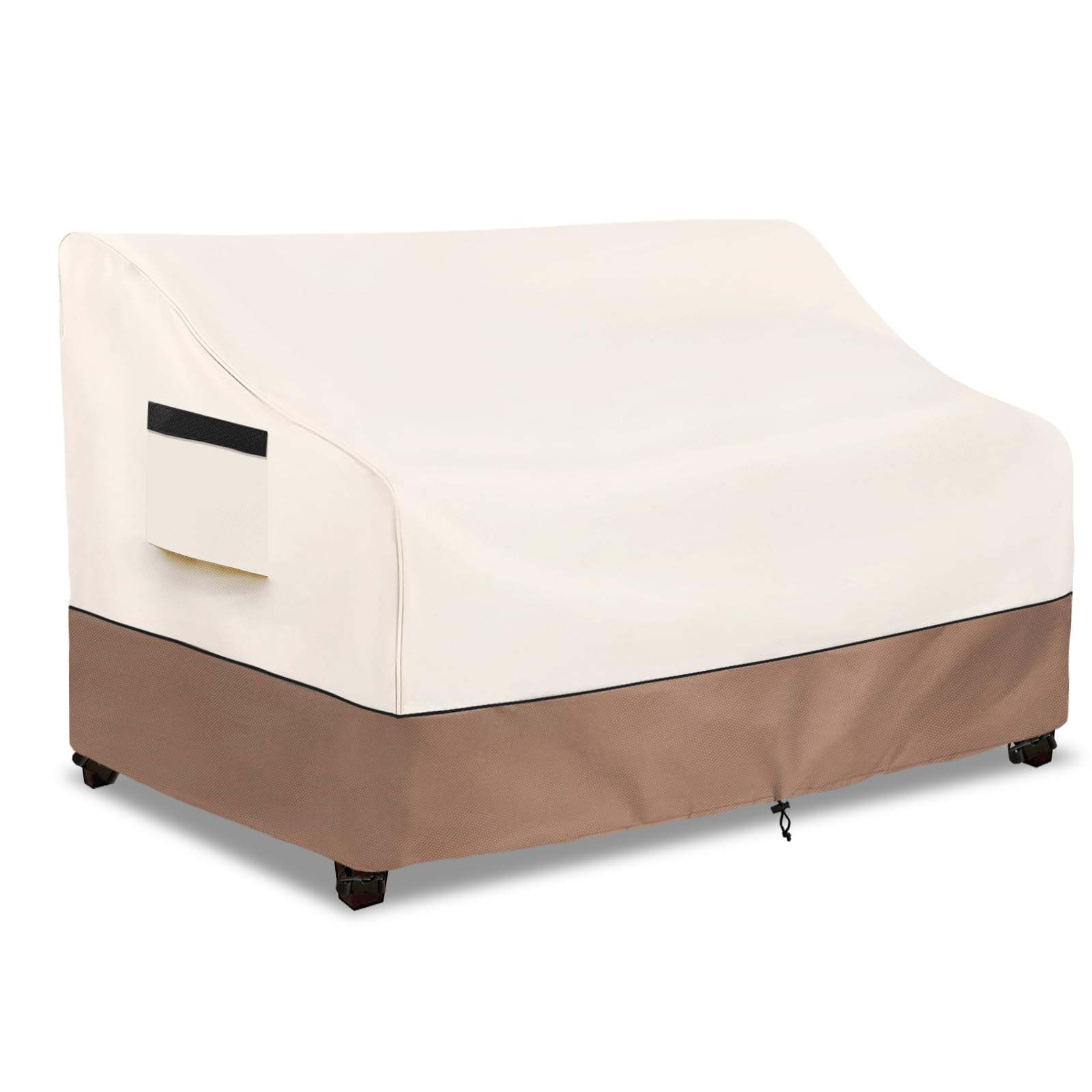 Okcool Heavy Duty Patio Sofa Cover, 100% Waterproof 3-Seater Outdoor Sofa Cover Fits Up To 79W X 38D X 35H Inches, Lawn Patio Fu