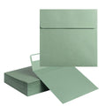 Wishop 50 Pack Colorful 6 X 6 Envelopes Square Envelopes Self Seal For Wedding, Party Invitations, Greeting Cards, Announcements