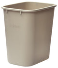 Winco Waste Basket for Home and Office, 7 Gallon, Beige