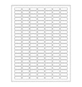 White Rectangular Labels + Bonus Color Stickers - White Color-Coding Labels - Laser Printer Template Included 1630 Pack