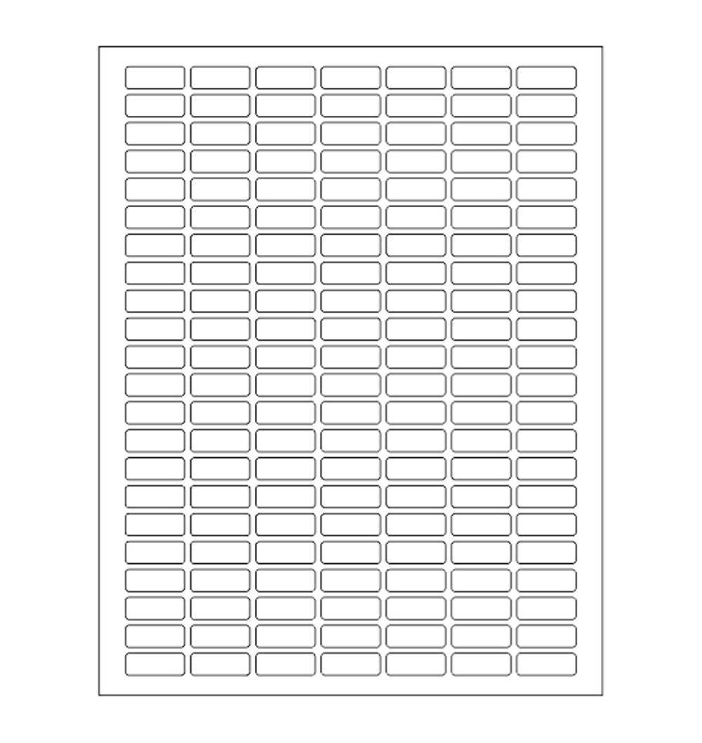 White Rectangular Labels + Bonus Color Stickers - White Color-Coding Labels - Laser Printer Template Included 1630 Pack