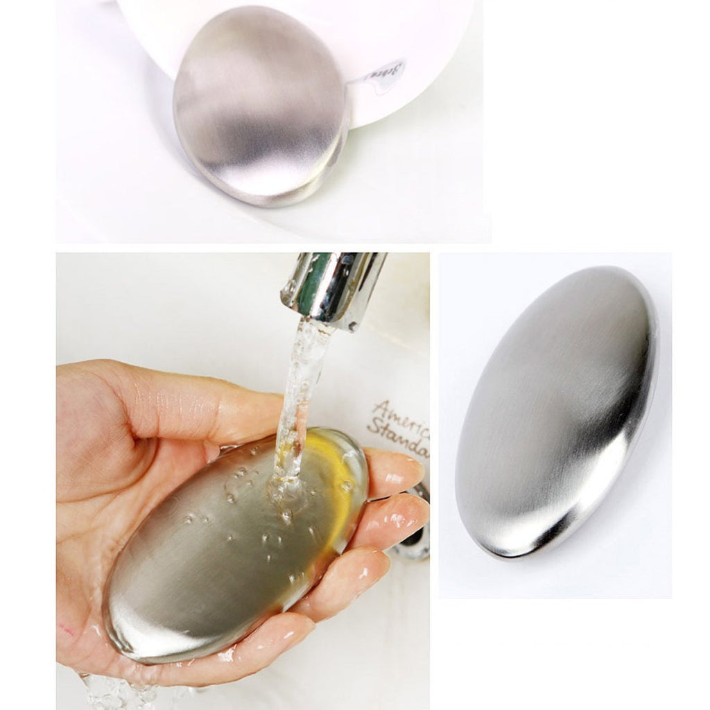Onwon Odor Remover Kitchen Bar Eliminating Odor Remover Stainless Steel Soap With Holder