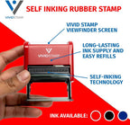 Top Secret Self Inking Rubber Stamp (Red Ink) - Large