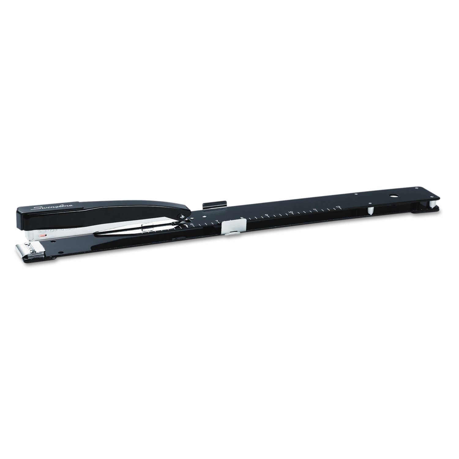 Swingline Long Reach Stapler, 20 Sheet Capacity, Jam Free, 12' Reach, Metal, Black (S7034121P)
