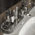 Shoponil Suction Organizer Rack Bathroom Sink, Bathroom Sink Suction Shelf, No Drill Storage Rack With Drainage, Over Sinks Orga