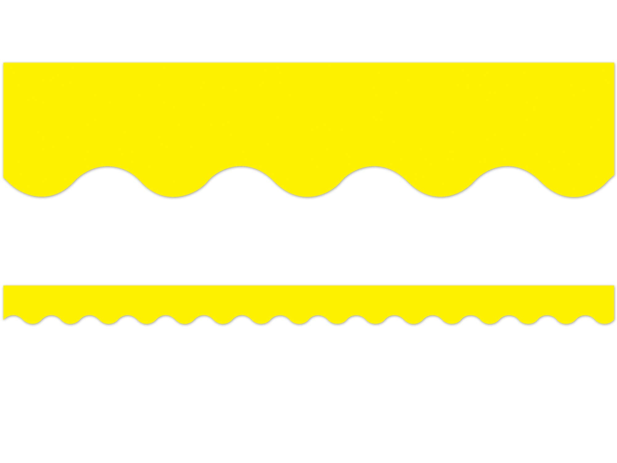 Teacher Created Resources Yellow Border Trim, Yellow (4175)