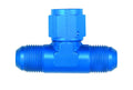 Aeroquip Fbm2281 Tee W/Female On The Bottom -4An Dash Size X -4An Dash Size X -4An Dash Size Aluminum Blue Anodized Bulk Package