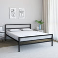 Nilkamal Sleep Striker Queen Size Metal Bed (Black)