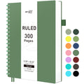 Rettacy Spiral Notebook, A5 College Ruled Notebook With 300 Pages, 5.7'    8.2', Medium Size, Notebook Journal For School, Wor
