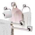 Amerock BH36091MB | Matte Black Single Post Toilet Paper Holder | 7-1/16 in. (179 mm) Length Toilet Tissue Holder | Stature | Ba