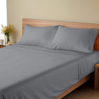 SPRINGSPIRIT Twin Sheets Set, 4 Piece Bed Sheets Set Deep Pockets, Super Soft Twin Sheets, Breathable Twin Bed Sheets Set, Grey