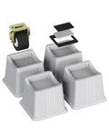 Zton Bed Furniture Risers Elevation In Height 3' Heavy Duty Risers For Both Posts And Wheels Of Sofa And Bedsupport Up To 2000