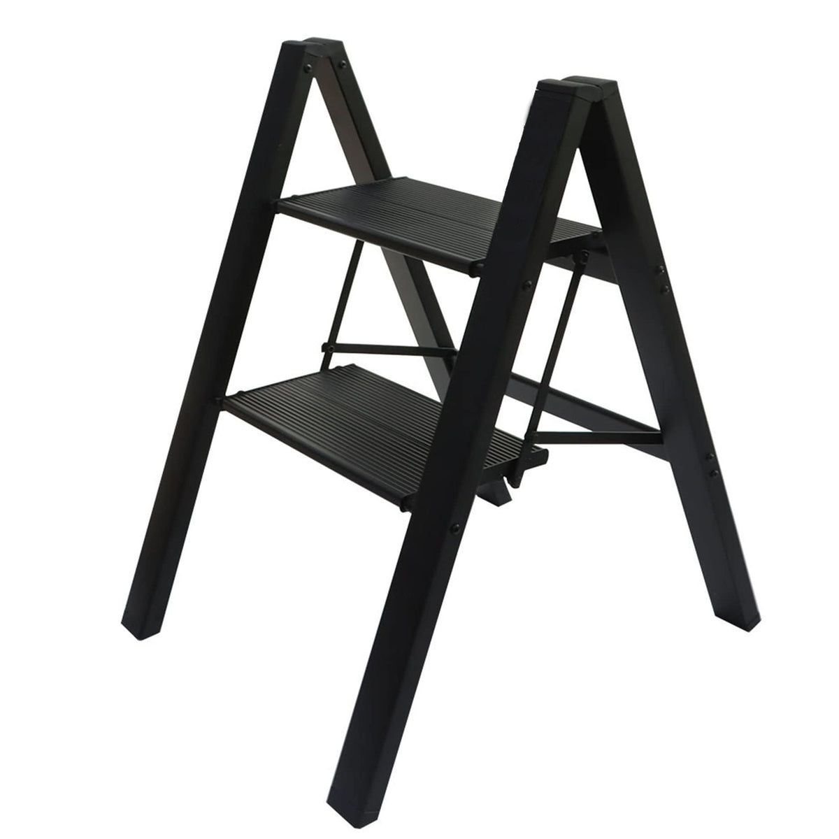 LiGuVCY 2 Step Ladder Folding Ladder Stool, Anti-Slip Folding Step Stool Ladder with Expanded Pedal,for Home and Office Use, Kit