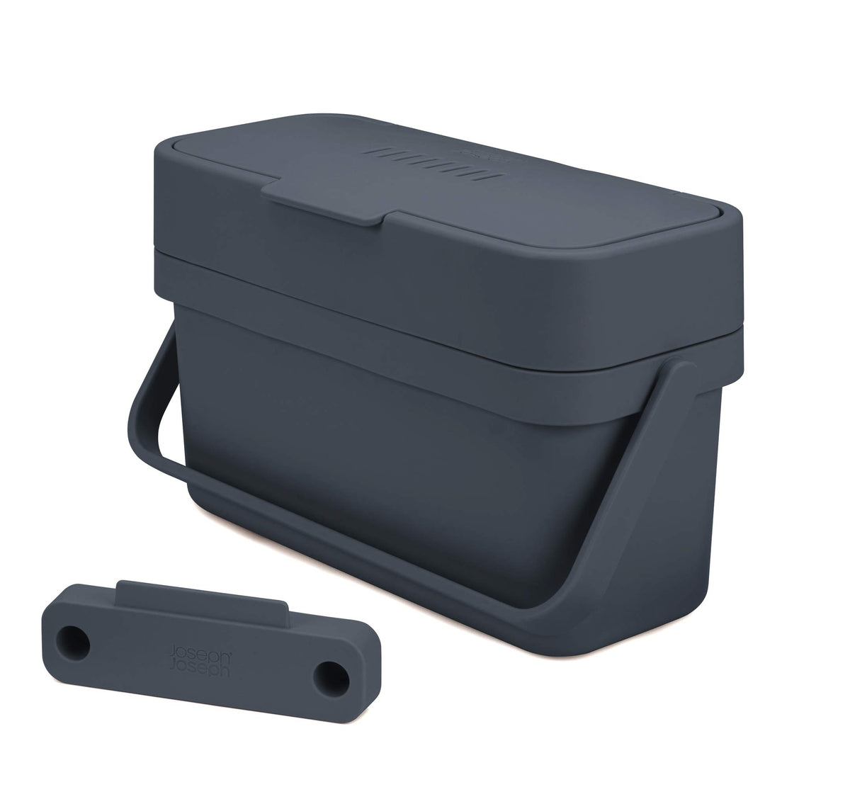 Joseph Joseph 30107 Mountable compo 4 Food Waste Easy-Fill with Adjustable Air Vent caddy, 4-Liters (1 US gallon), graphite