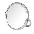 Models Choice Two-Sided Tabletop Makeup Mirror - Makeup Mirror with 5X Magnification & Swivel Design - Portable 5.5-Inch Diamet
