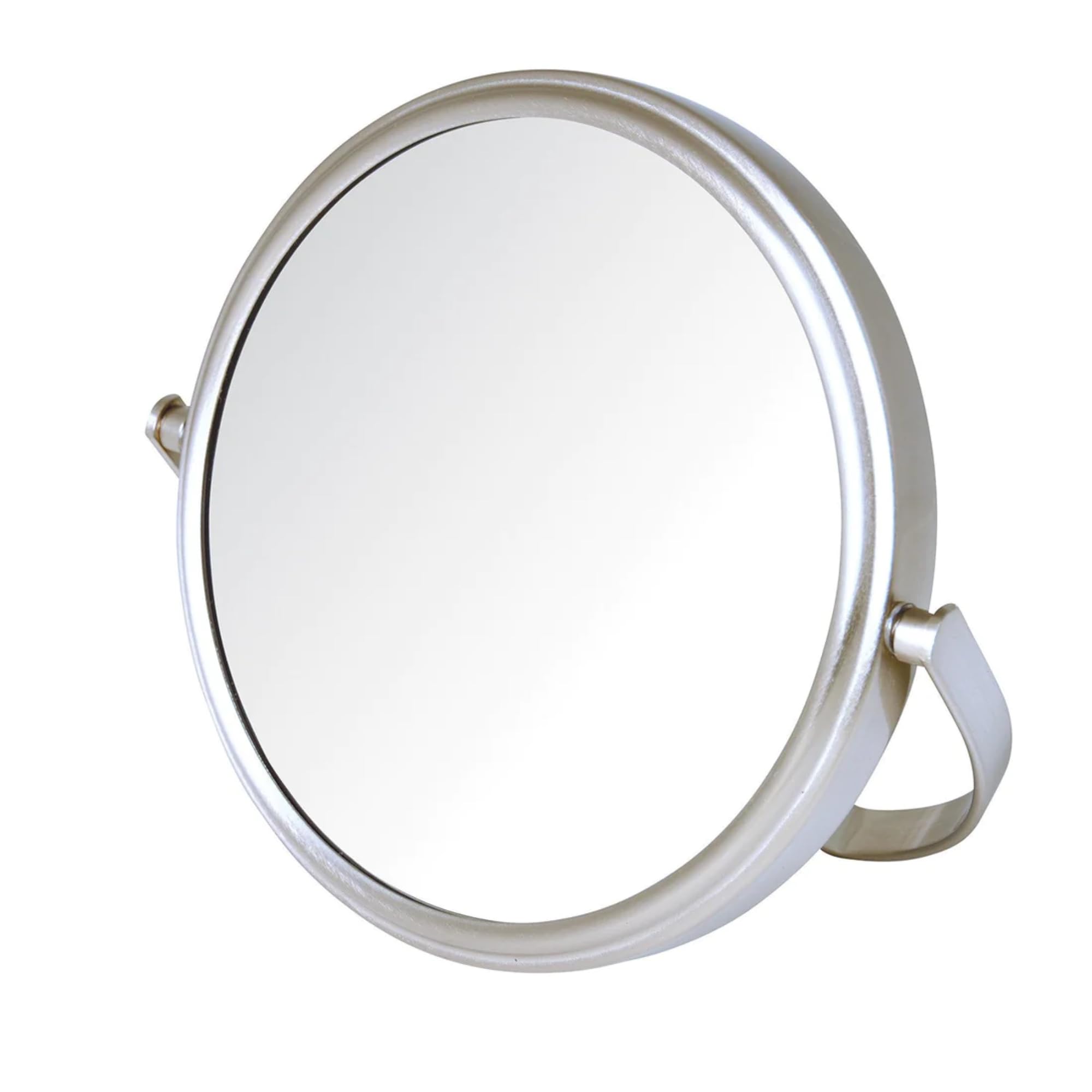 Models Choice Two-Sided Tabletop Makeup Mirror - Makeup Mirror with 5X Magnification & Swivel Design - Portable 5.5-Inch Diamet