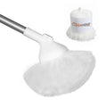 CLEANHOME Shower Scrubber with Long Handle, Soft Bristles for Tub & Tile
