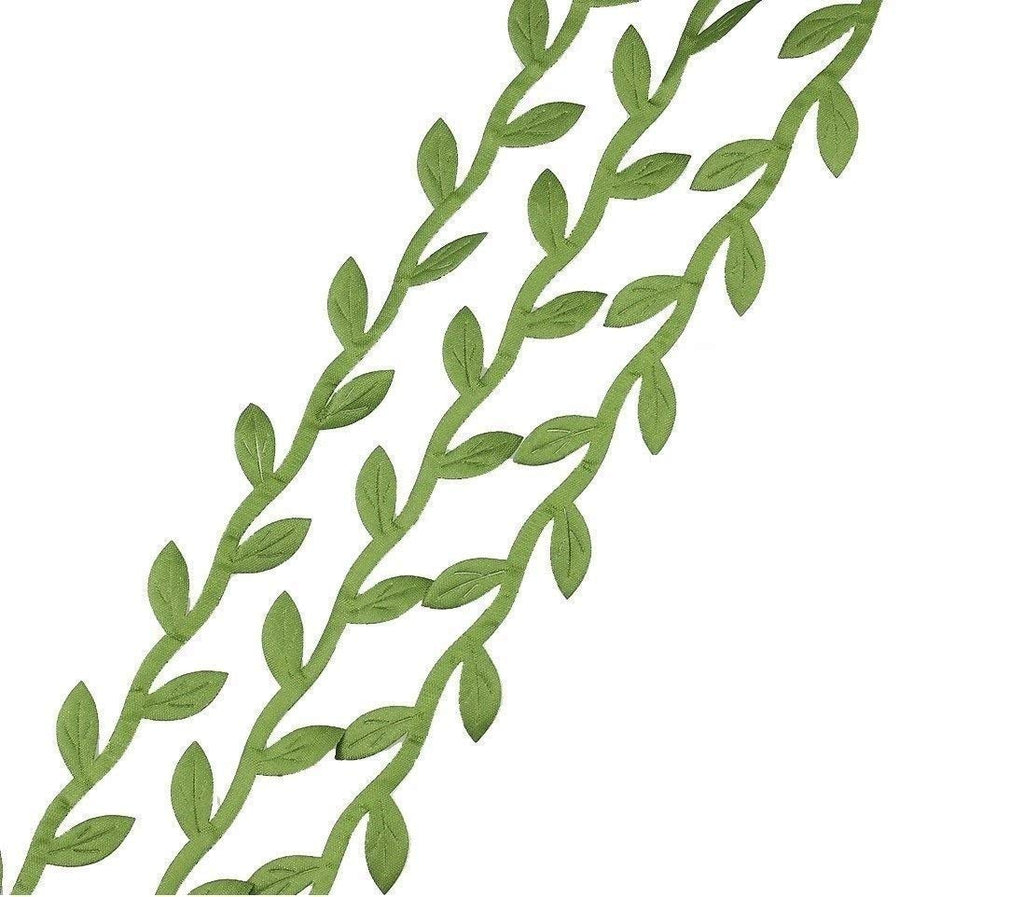 Hecaty 66 Ft Leaf Ribbon, Artificial Eucalyptus Garland Rattan Leaf String, Decorative Jungle Plant Green, Suitable For Baby Sho