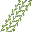 Hecaty 66 Ft Leaf Ribbon, Artificial Eucalyptus Garland Rattan Leaf String, Decorative Jungle Plant Green, Suitable For Baby Sho