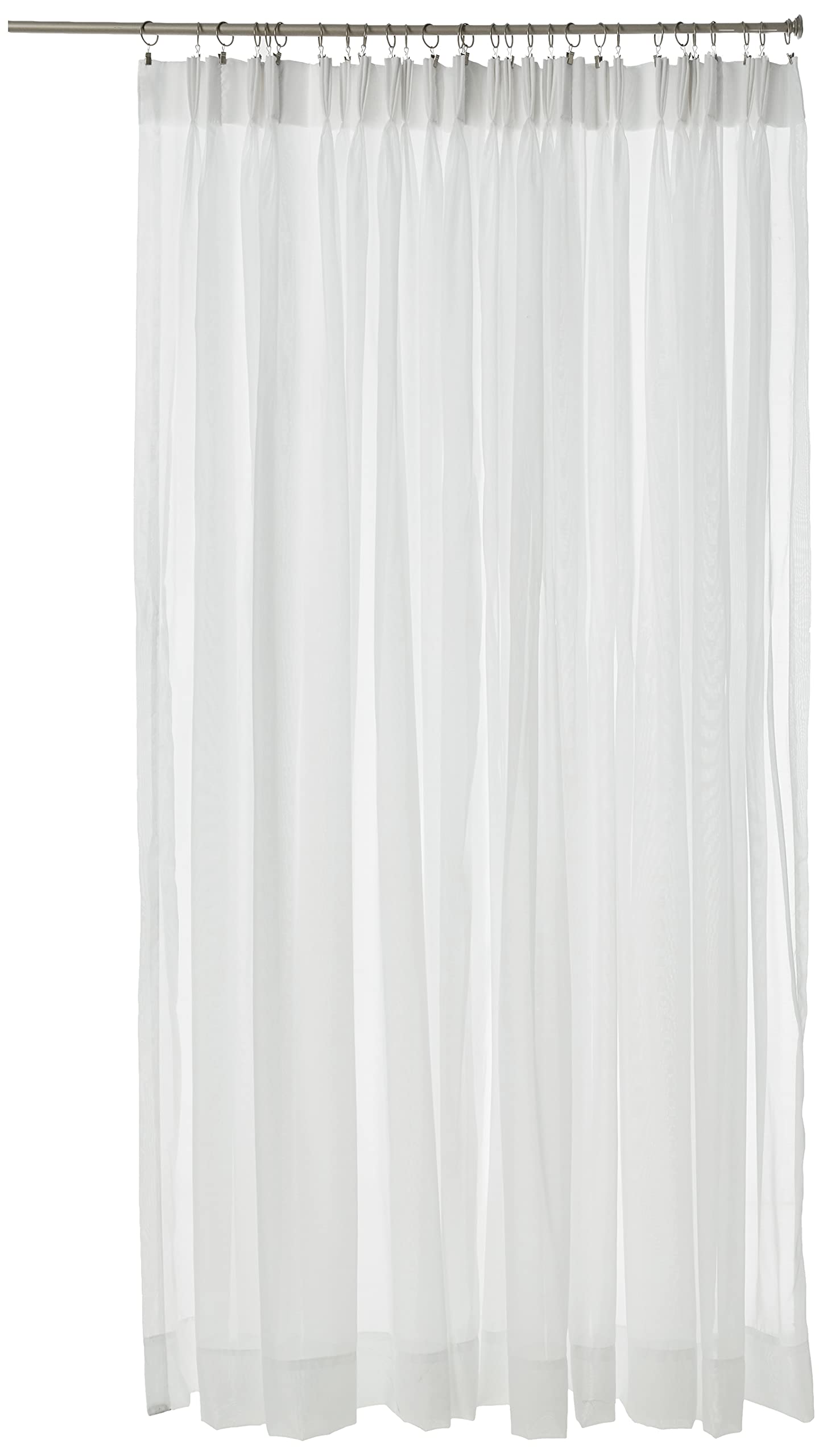 Stylemaster Splendor Pinch Pleated Patio Panel, 96' By 84', White