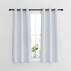 Nicetown Room Darkening Kitchen Curtains - Window Treatment Thermal Insulated Grommet Light Blocking Curtains & Drapes For Bedro