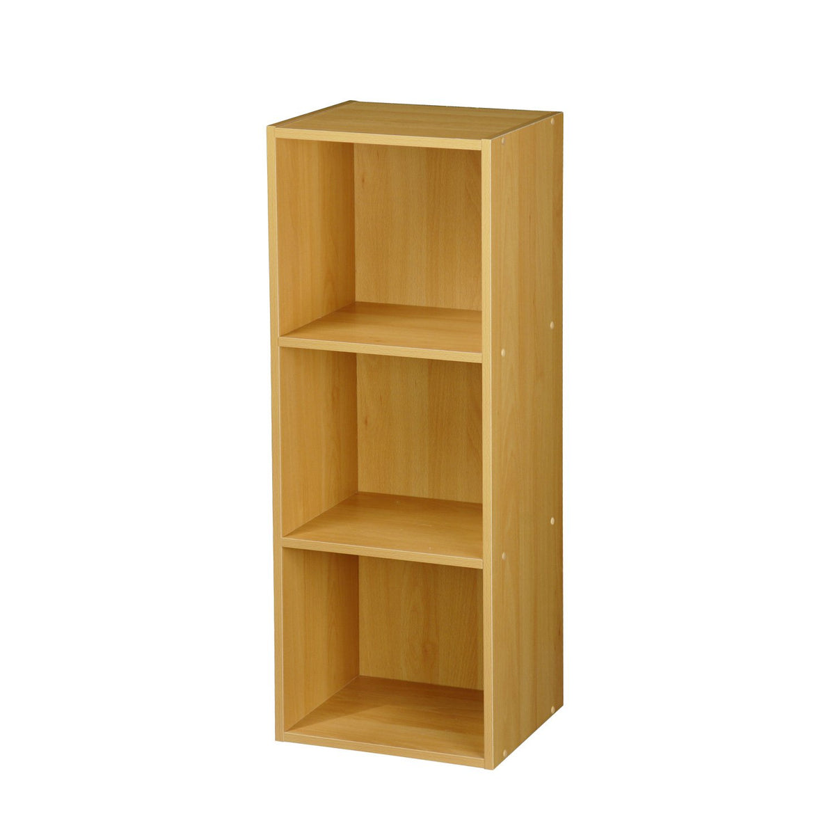 TOP Marques Collectibles Taylor & Brown 1, 2, 3, 4 Tier Wooden Bookcase Shelving Display Storage Wood Shelf Shelves Unit (Beech,