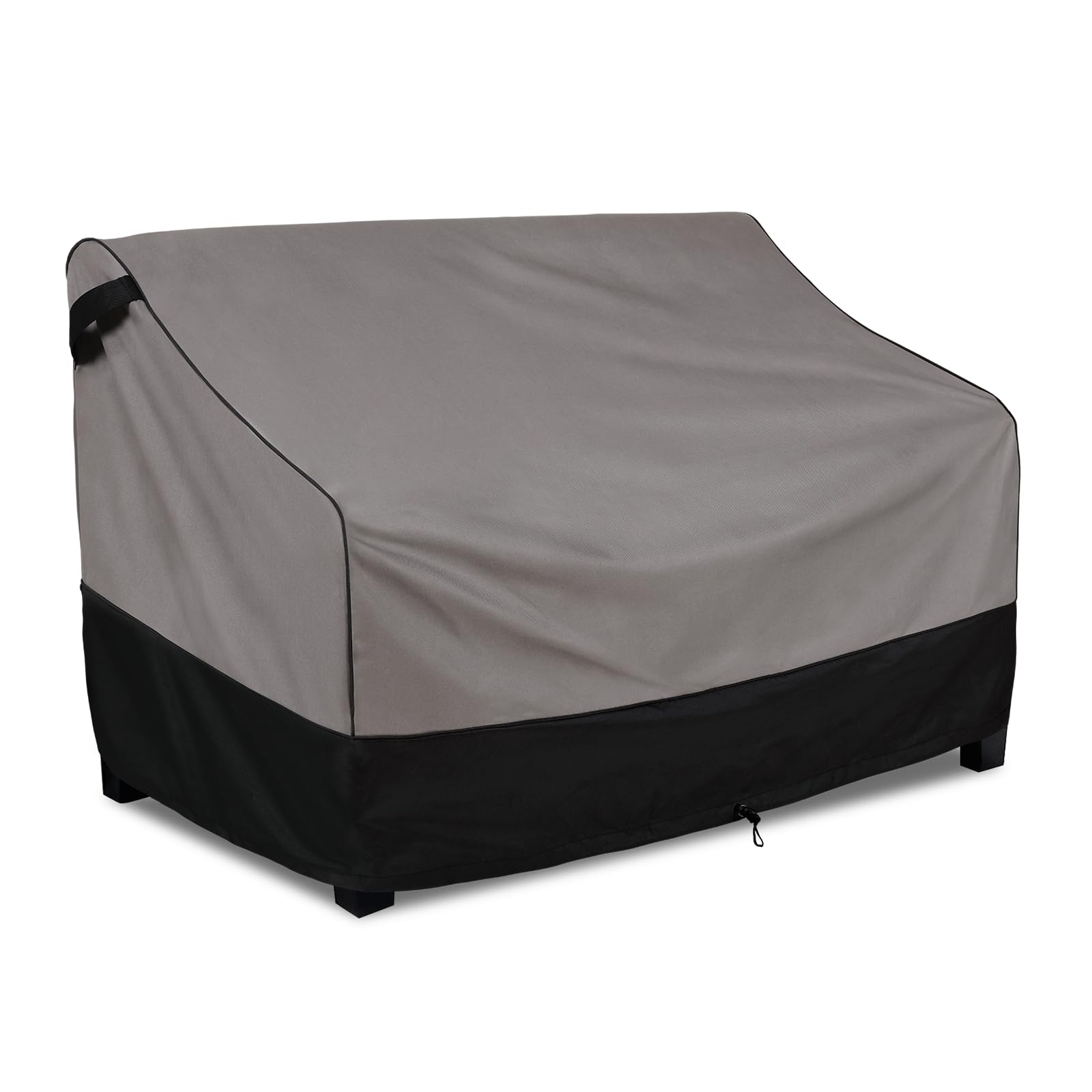 Forspark Patio Furniture Sofa Covers 76W X 32.5D X 33H 3-Seater Inch Outdoor Waterproof Couch Loveseat Bench Cover, Grey