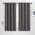 Nicetown Blackout Window Curtains For Bedroom - Grommet Top Room Darkening Thermal Insulated Solid Vertical Drapes For Flat/Apar