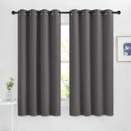 Nicetown Blackout Window Curtains For Bedroom - Grommet Top Room Darkening Thermal Insulated Solid Vertical Drapes For Flat/Apar