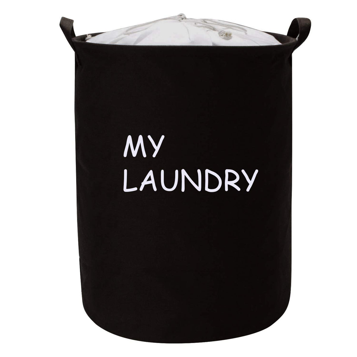 Styleys Laundry Basket for Clothes with Lid, 48 Litere (S11079  Black)