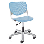 Kfi Seating Kool Computer Chair, Sky Blue,Tk2300-P35