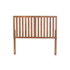 Baxton Studio Oren Modern and Transitional Ash Walnut Finished Wood Queen Size Headboard