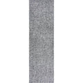 Overstock London Abstract/Tweed Wool Hand-Tufted Rug Charcoal 2'6" X 8' 8' Runner Runner Rectangle