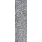 Overstock London Abstract/Tweed Wool Hand-Tufted Rug Charcoal 2'6" X 8' 8' Runner Runner Rectangle