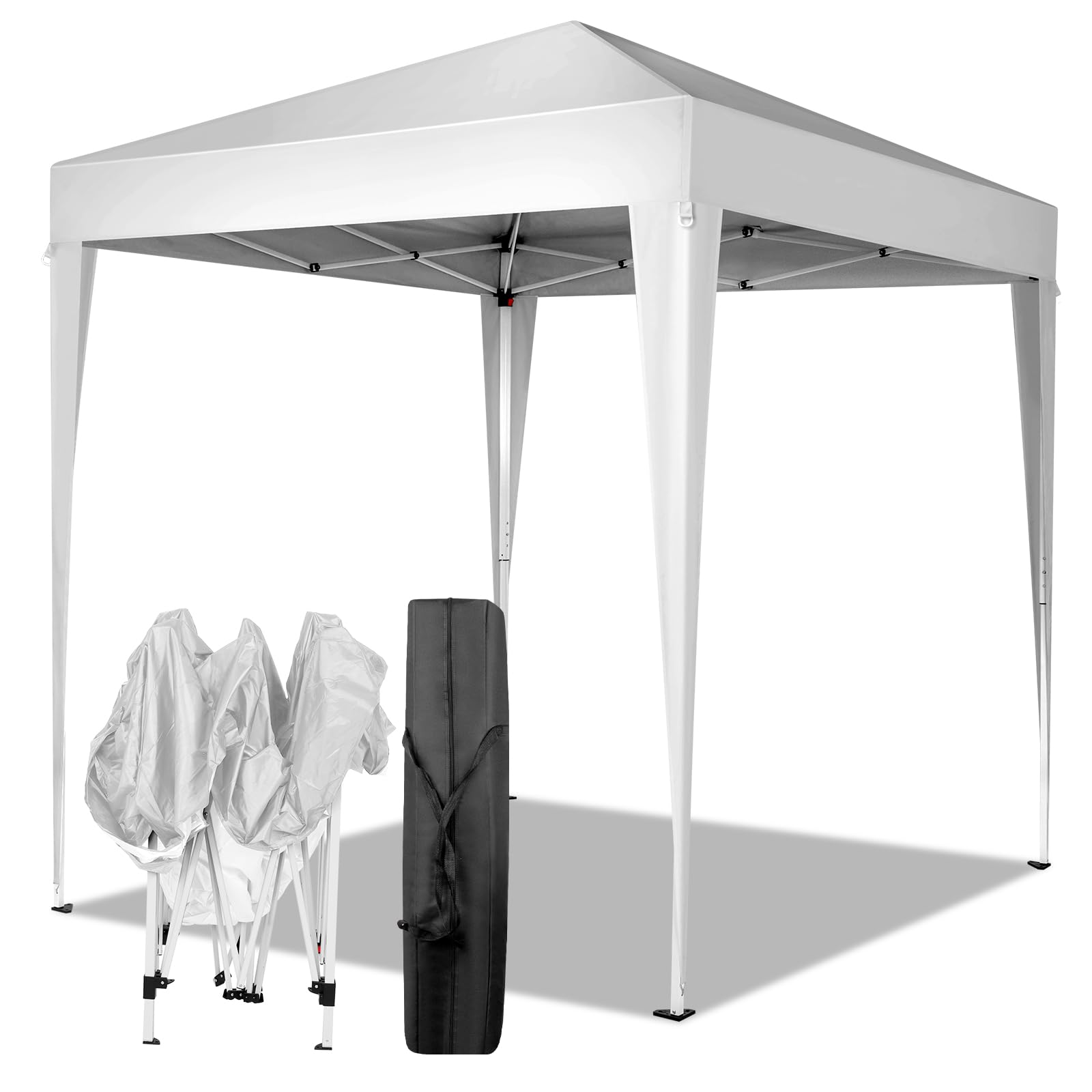 Outvita 6.5X6.5Ft Pop Up Canopy Tent, Outdoor Instant Shelter Folding Canopy With Carry Bag For Commercial Events, Party, Backya