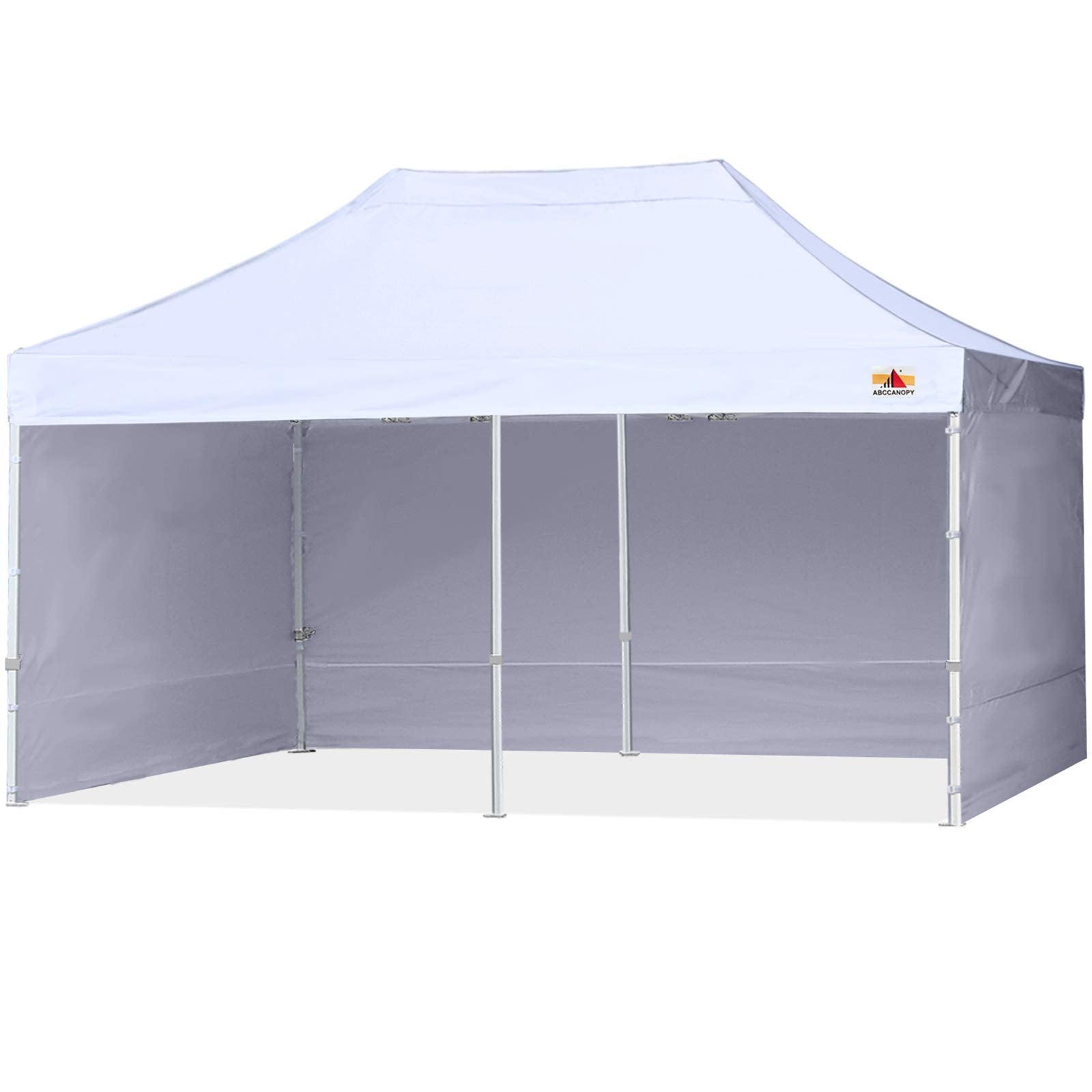 Abccanopy Easy Pop Up Canopy Tent With Sidewalls 8X16 Commercial -Series, White